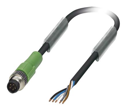 SAC-5P-M 8MSB/ 3,0-115 SENSOR CORD, 5P, M8 PLUG-FREE END, 3M PHOENIX CONTACT