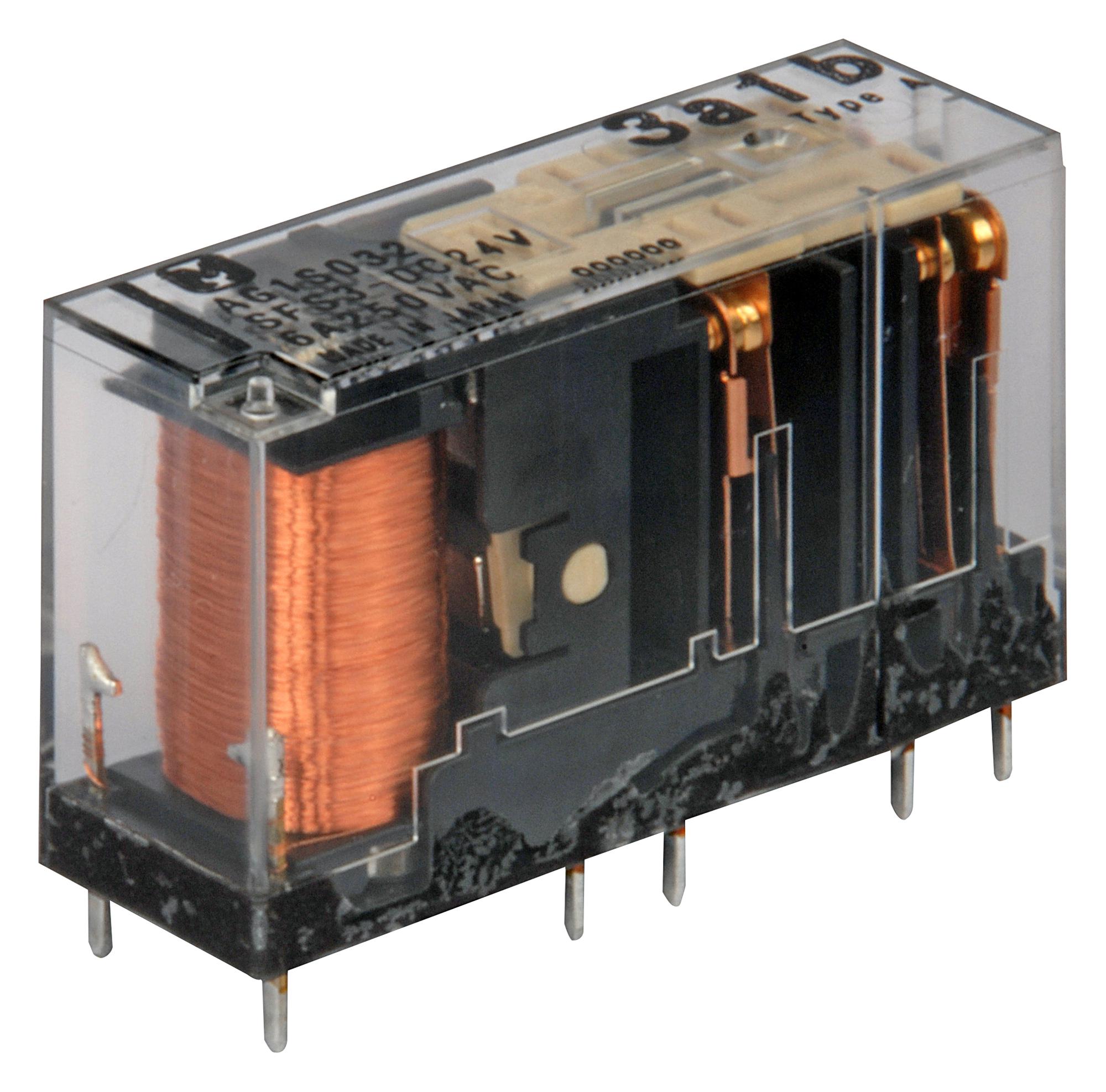 SFS3-DC12V SAFETY RELAY, 3PST-NO, SPST-NC, 250V, 6A PANASONIC