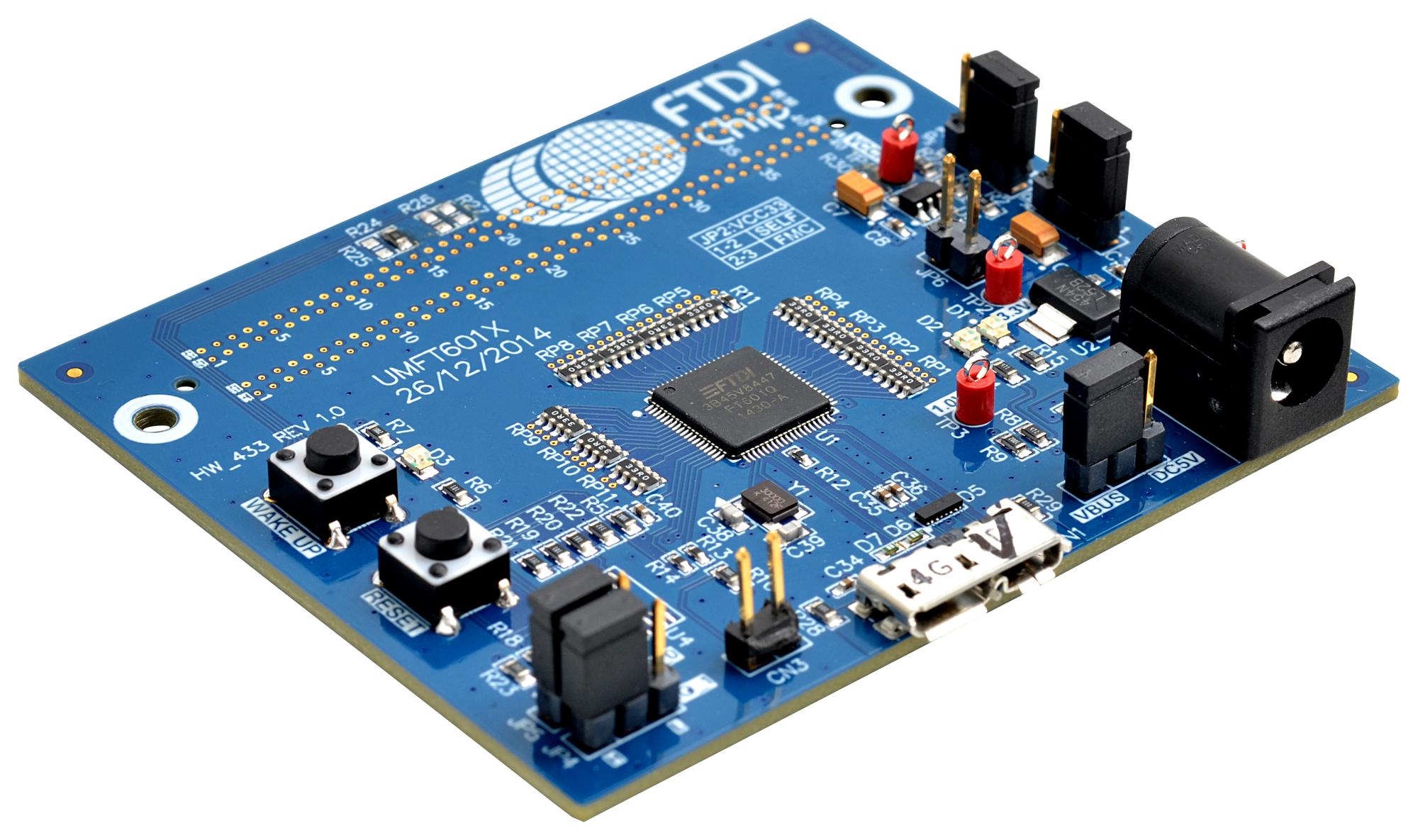 UMFT601X-B EVAL BOARD, 32BIT FIFO TO USB 3.0 BRIDGE FTDI