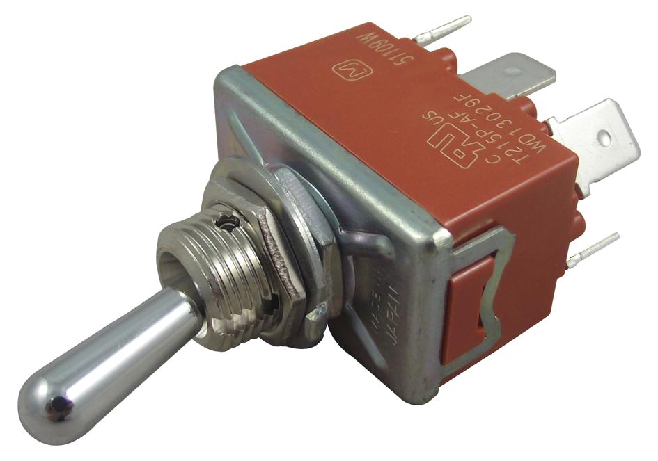 T215P-AULF TOGGLE SWITCH, DPDT, 15A, 250VAC PANASONIC