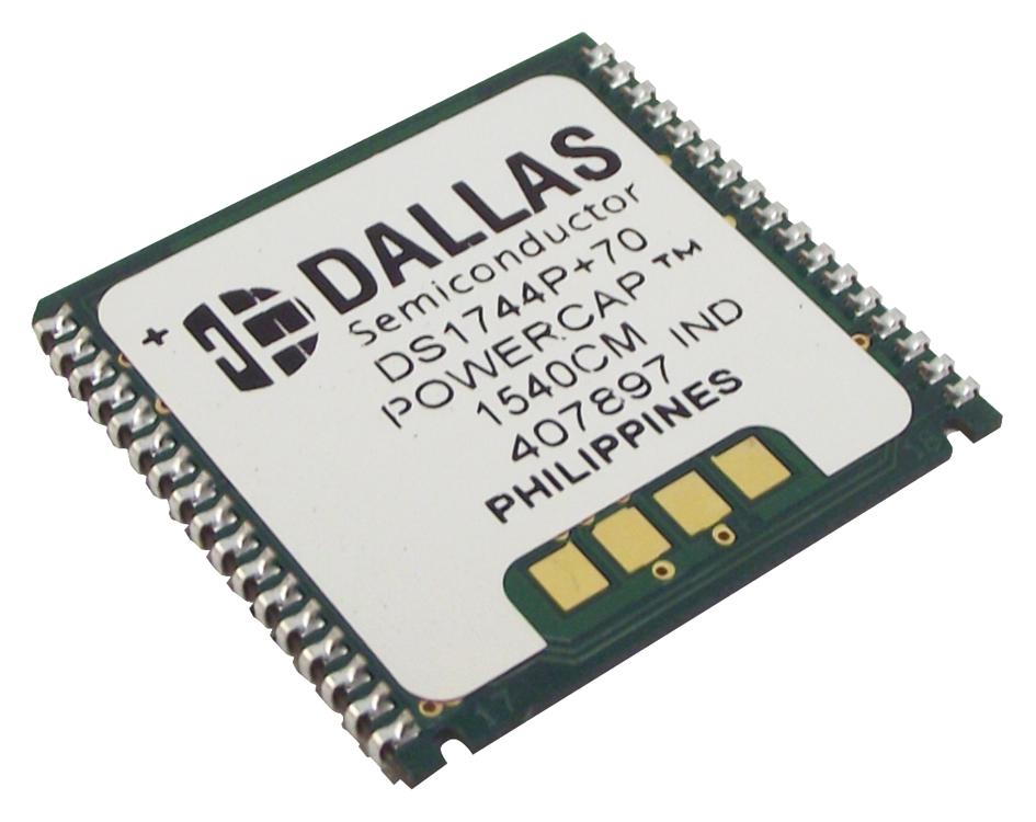 DS1744P-70+ RTC, 0 TO 70DEG C, POWERCAP-34 MAXIM INTEGRATED / ANALOG DEVICES