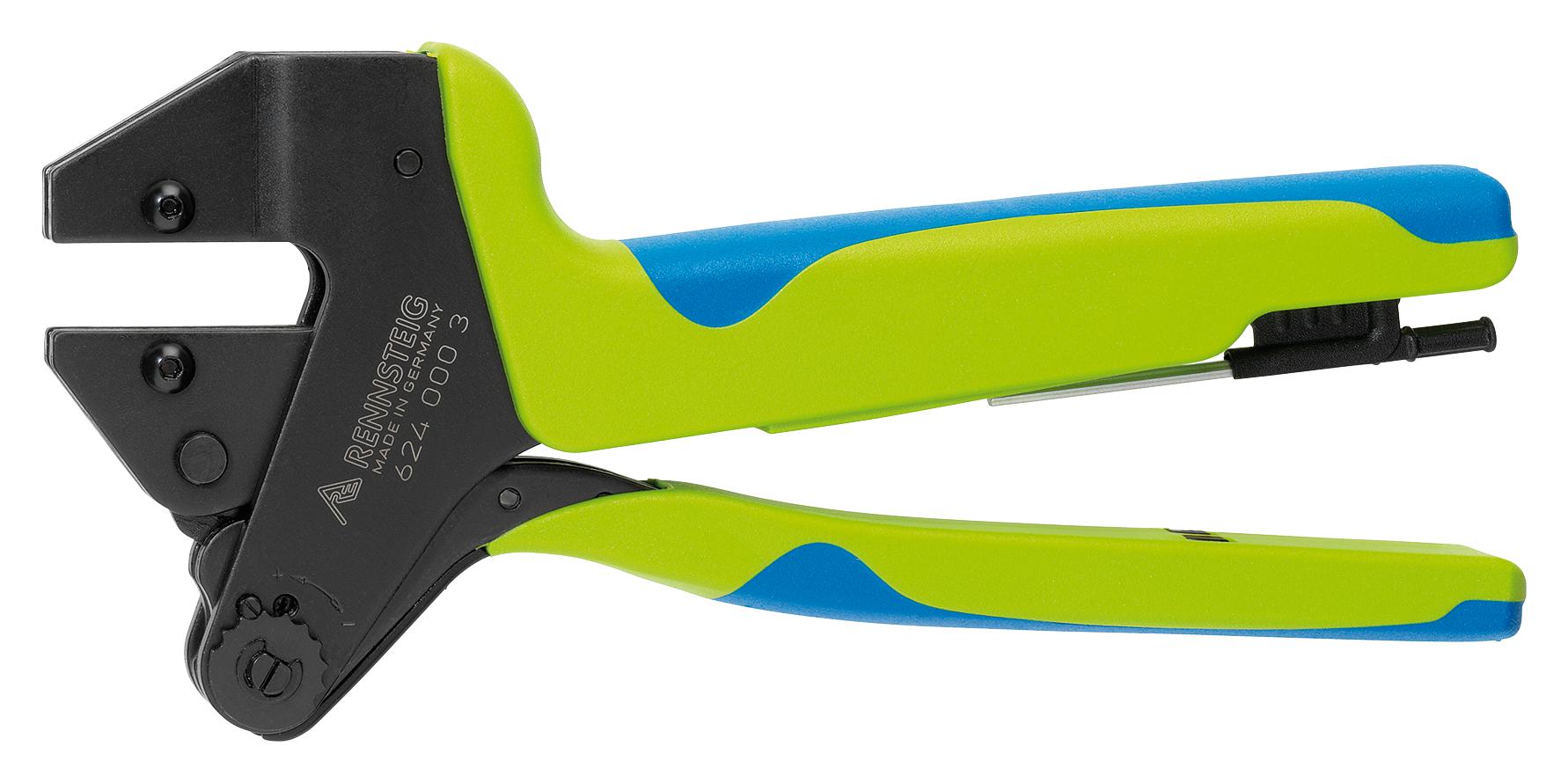 624 000 3 CRIMP TOOL, 2C GRIP, BURNISH, 0.8-95MM2 RENNSTEIG