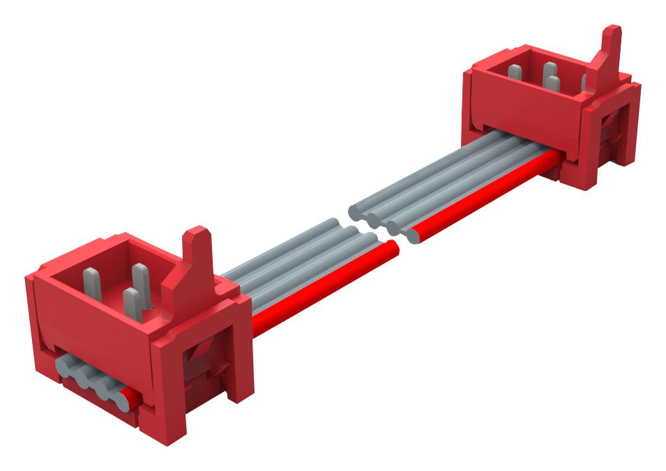 2205061-1 RIBBON CABLE, MOW PLUG, 6POS, 75MM TE CONNECTIVITY