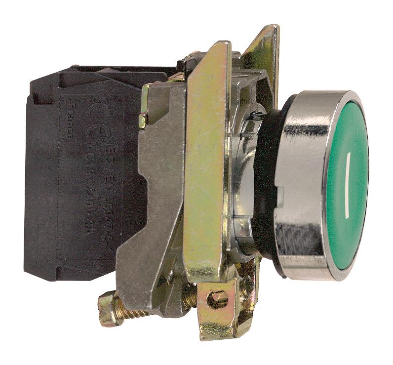 XB4BA31 PB SWITCH, SPST-NO, 6A, 120VAC, SCREW SCHNEIDER ELECTRIC