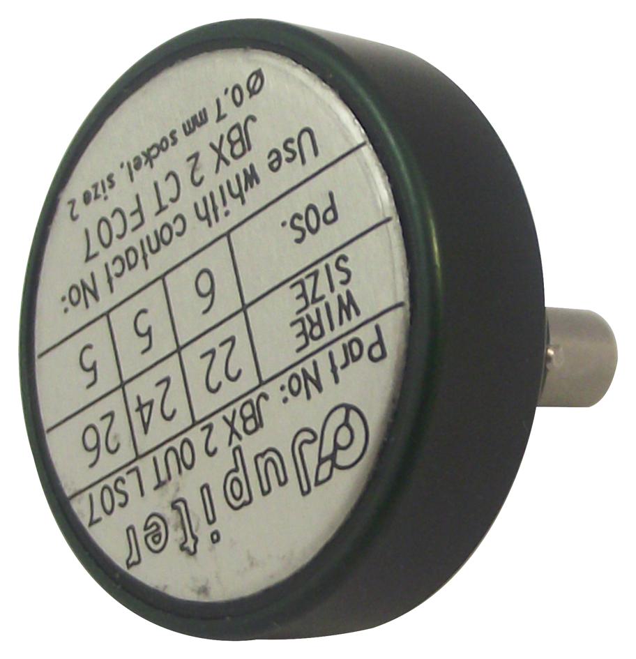 JBX2OUTLS07 CRIMP LOCATOR, 26-22AWG, SIZE 2, 0.7MM SOURIAU-SUNBANK / EATON