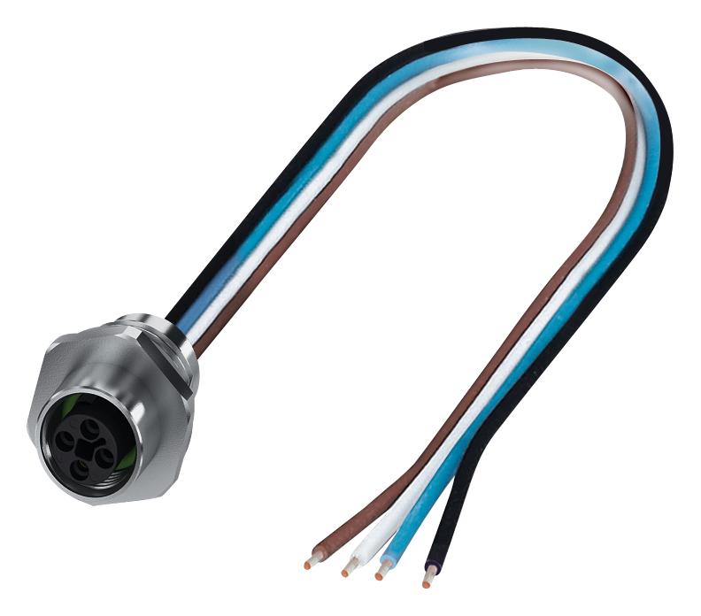1411606 SENSOR CORD, 4P, SKT-FREE END, 0.5M PHOENIX CONTACT