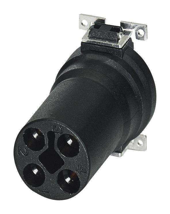 1411918 SOCKET INSERT, M12, 4POS, SMD PHOENIX CONTACT