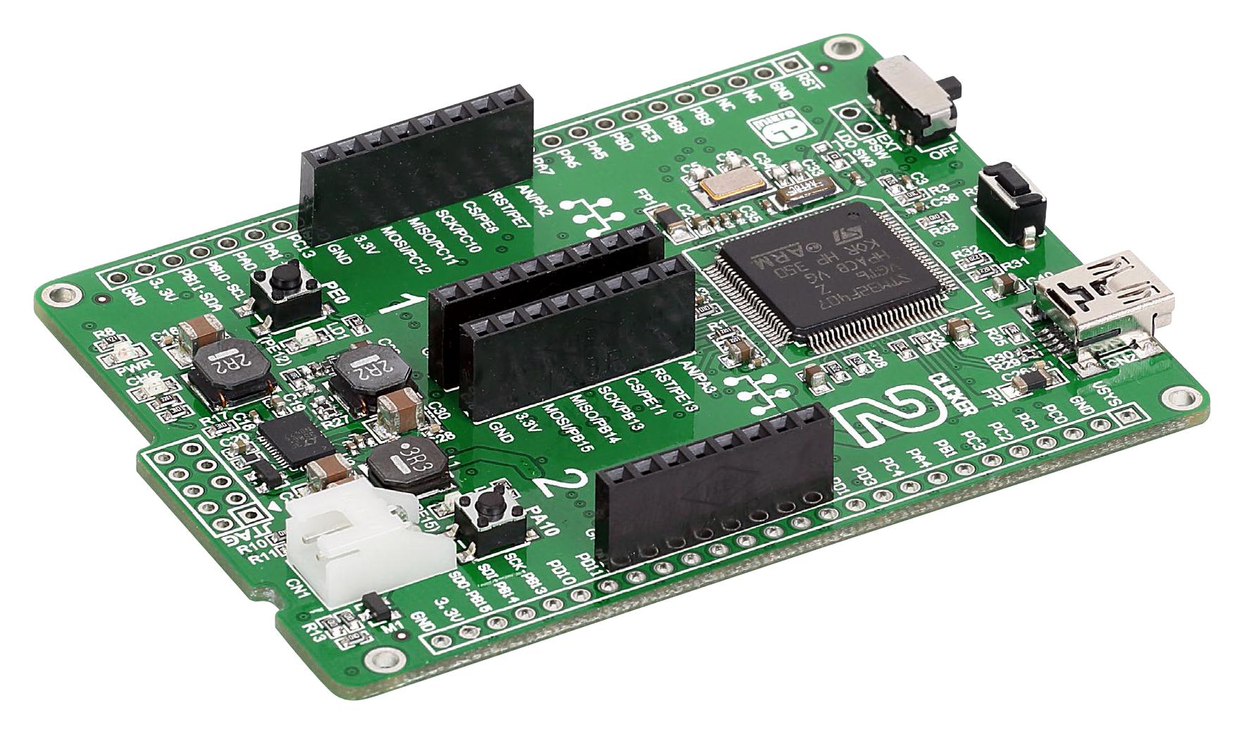 MIKROE-1685 DEV BOARD, MCU MIKROELEKTRONIKA
