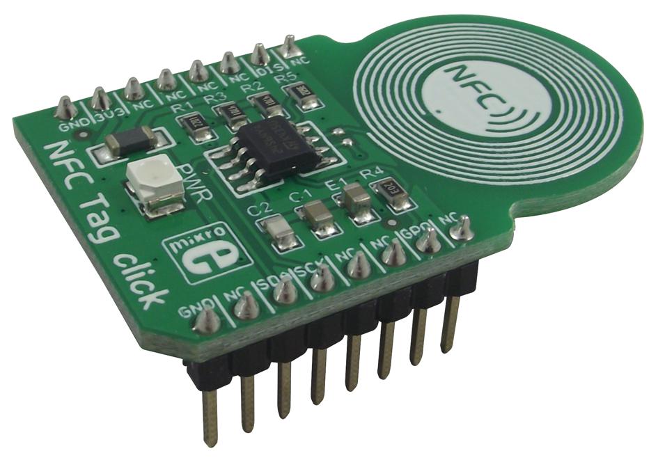 MIKROE-1726 ADD-ON BOARD, NFC TAG CLICK MIKROELEKTRONIKA
