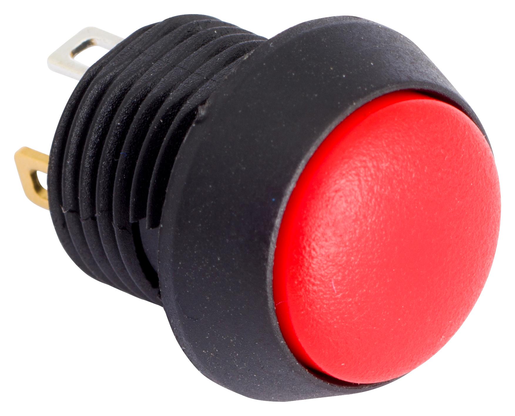FL13LR5 PUSHBUTTON SWITCH, SPST-NO, RED EOZ