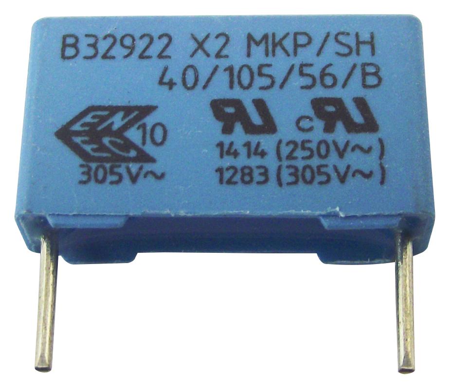 B32922C3224K000 CAP, 0.22µF, 10%, PP EPCOS