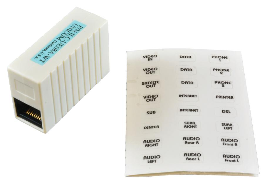 SPC20219 IN-LINE COUPLER, RJ45, JACK, 8P8C, CAT5E MULTICOMP