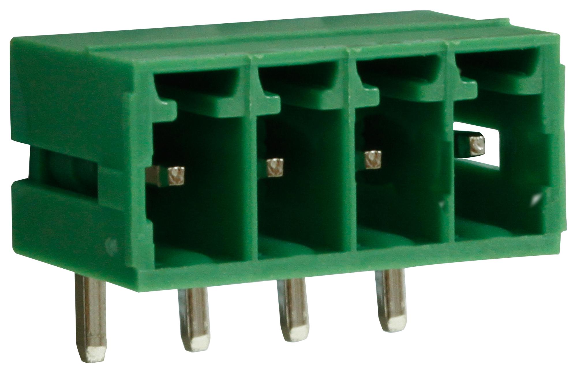 CTBP93HD/4 TERMINAL BLOCK, HEADER, 4POS, R/A, TH CAMDENBOSS