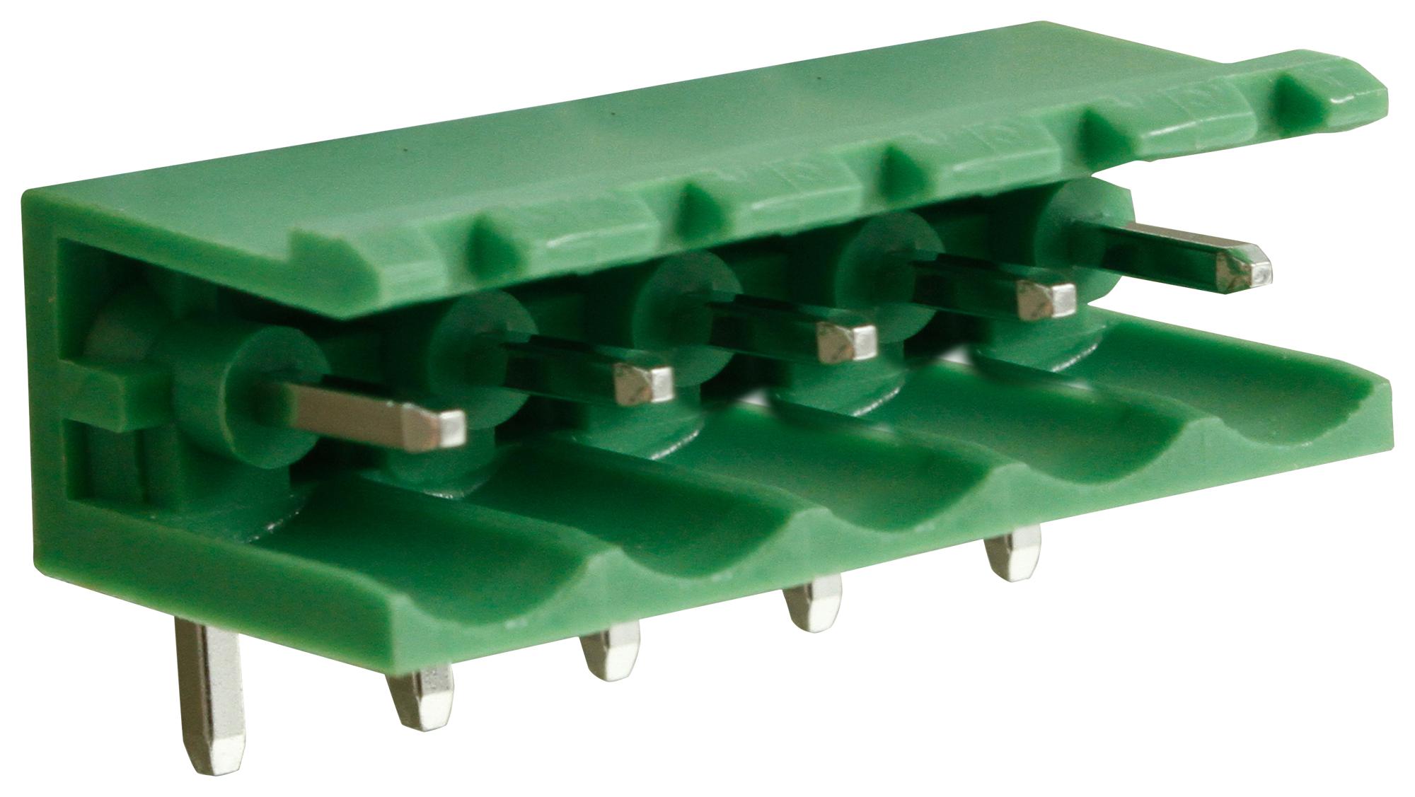 CTBP9350/5AO TERMINAL BLOCK, HEADER, 5POS, R/A, TH CAMDENBOSS