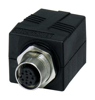 1414396 ADAPTER, M12 ACODE PLUG-RJ45 JACK, 8POS PHOENIX CONTACT