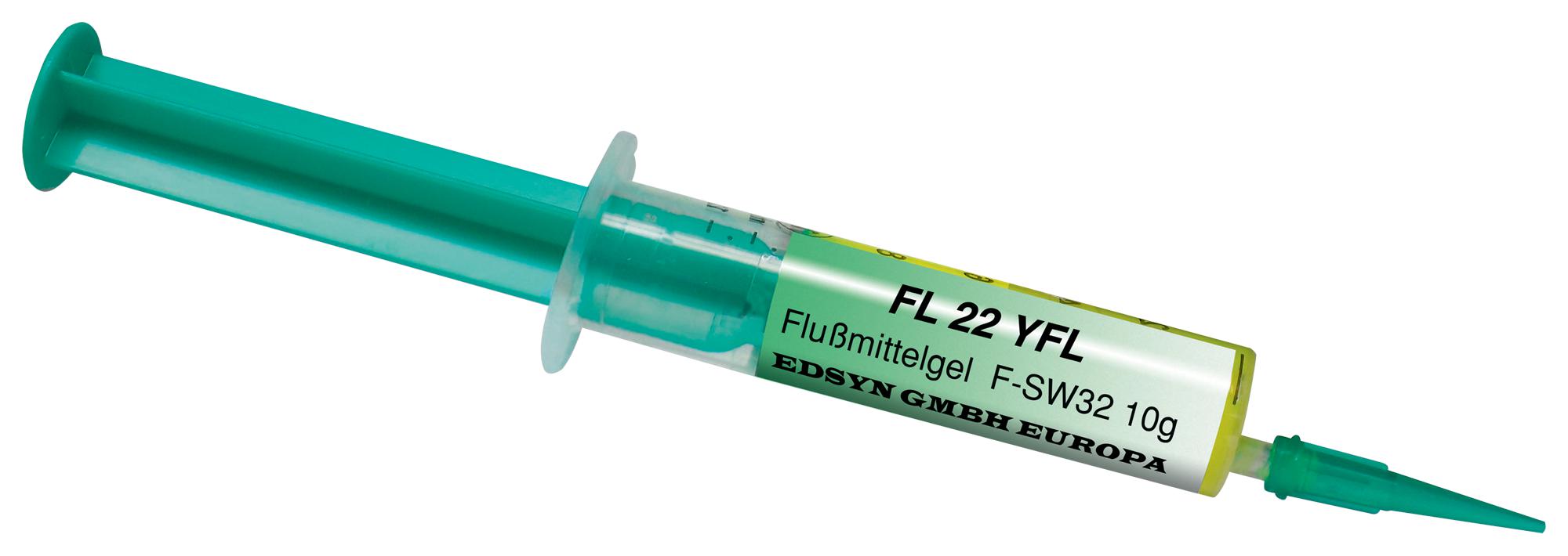 FL 22 YFL FLUX GEL, NO CLEAN, SYRINGE EDSYN