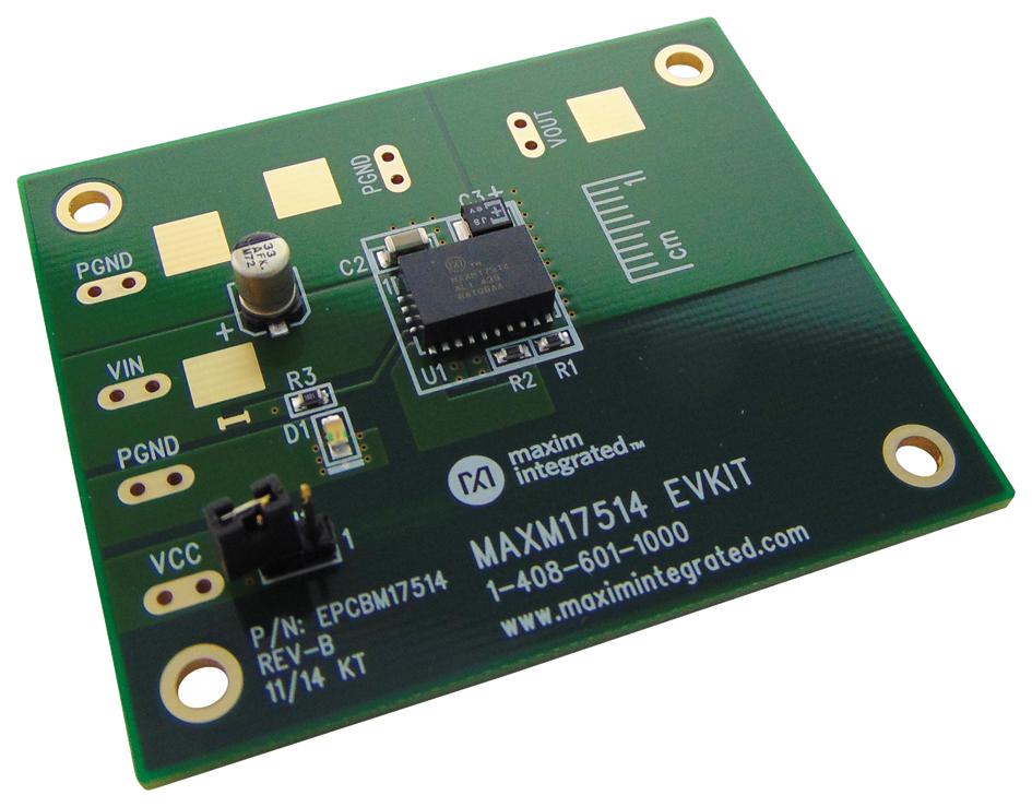 MAXM17514EVKIT# EVALUATION BOARD, SYNC BUCK CONVERTER MAXIM INTEGRATED / ANALOG DEVICES