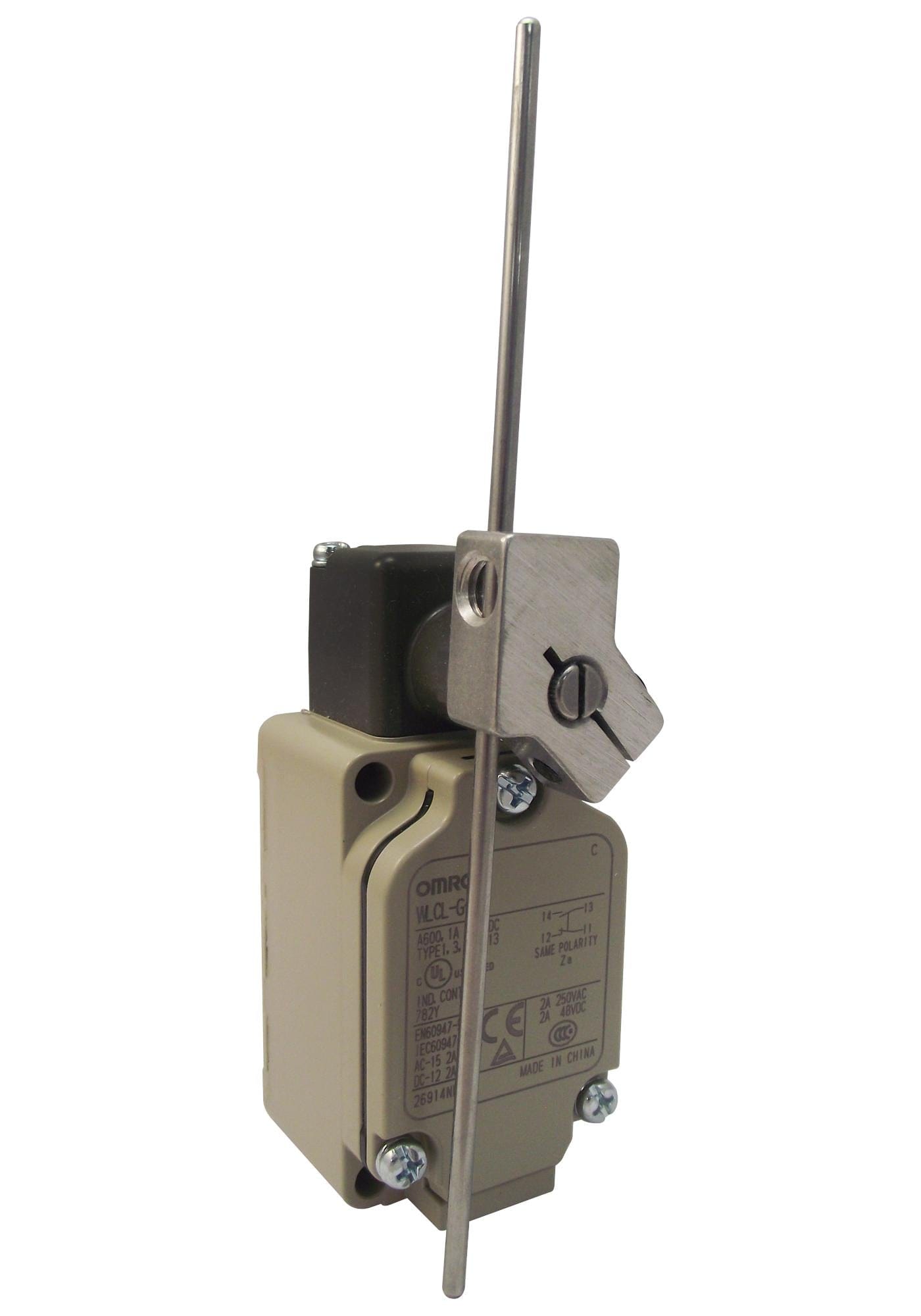 WLCL-G-N LIMIT SW, SPST-NC/SPST-NO, 500V, 10A OMRON