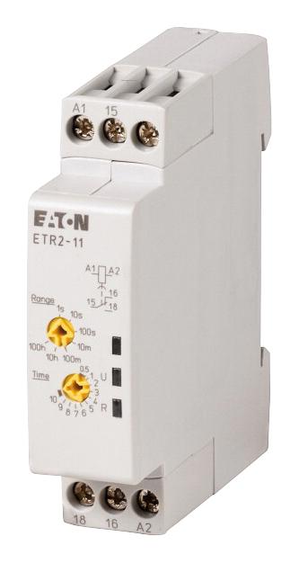 ETR2-11 TIME DELAY RELAY, SPDT, 100H, 240VAC EATON MOELLER