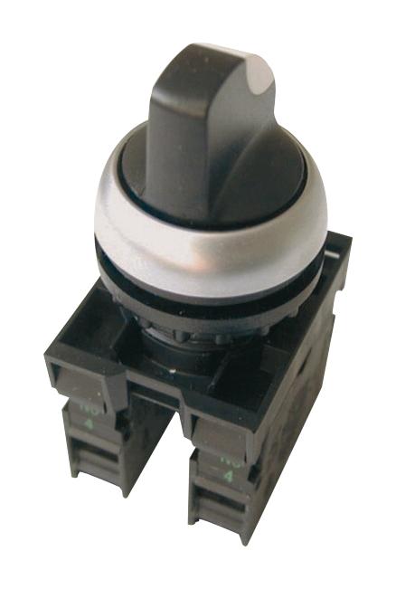 M22-WRK/K10 KNOB SELECTOR SWITCH, 1NO, 2POSITION EATON MOELLER