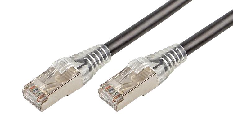 SGPZ10BK PATCH CABLE, RJ45, CAT6A, 10M, BLACK TUK