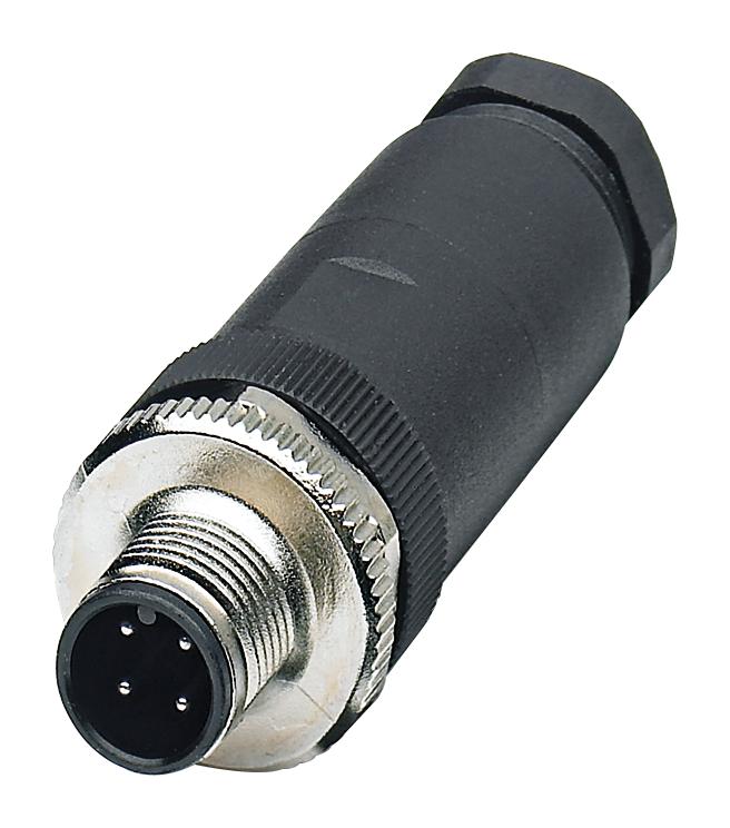 1523230 SENSOR CONNECTOR, M12, PLUG, 4POS PHOENIX CONTACT