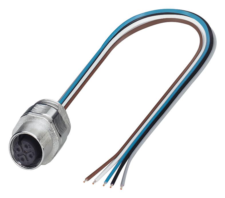 1671108 SENSOR CORD, 5P, M12 RCPT-FREE END, 0.5M PHOENIX CONTACT