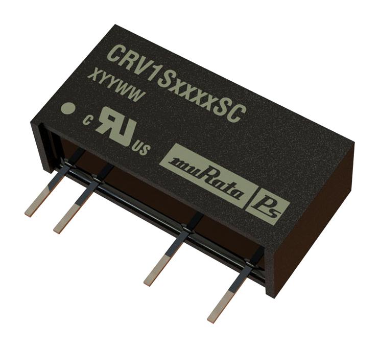 CRV1S0505SC DC-DC CONVERTER, 5V, 0.2A MURATA POWER SOLUTIONS