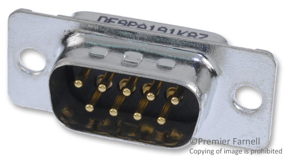 DE9PA191K87 D-SUB CONNECTOR, PLUG, 50POS ITT CANNON