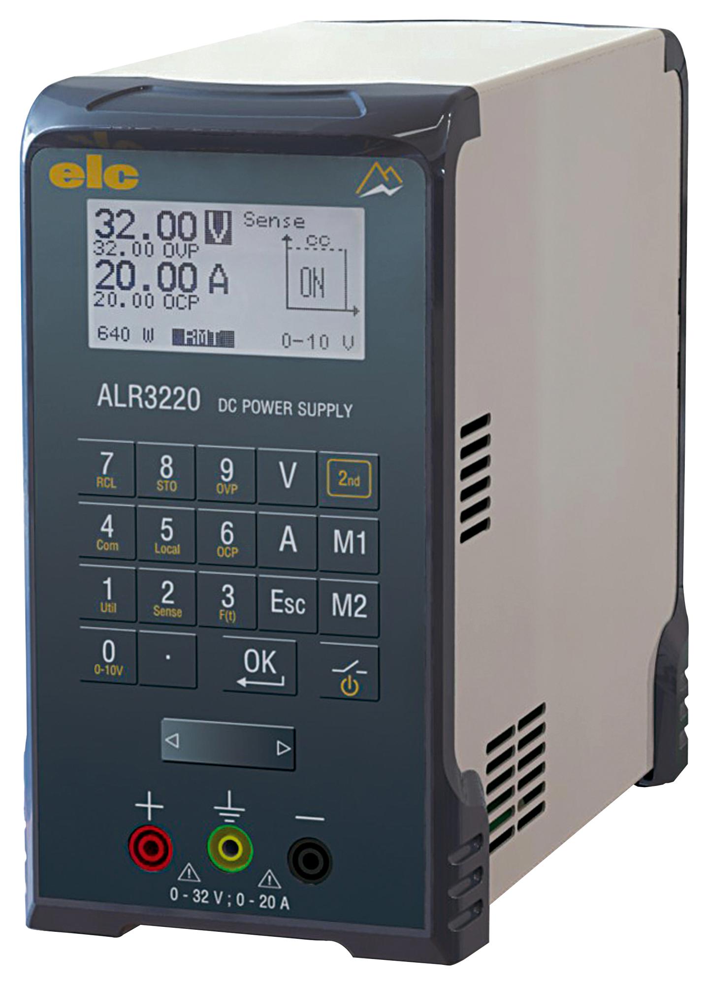 ALR3220 BENCH POWER SUPPLY, PROG, 1-CH, 32V, 20A ELC