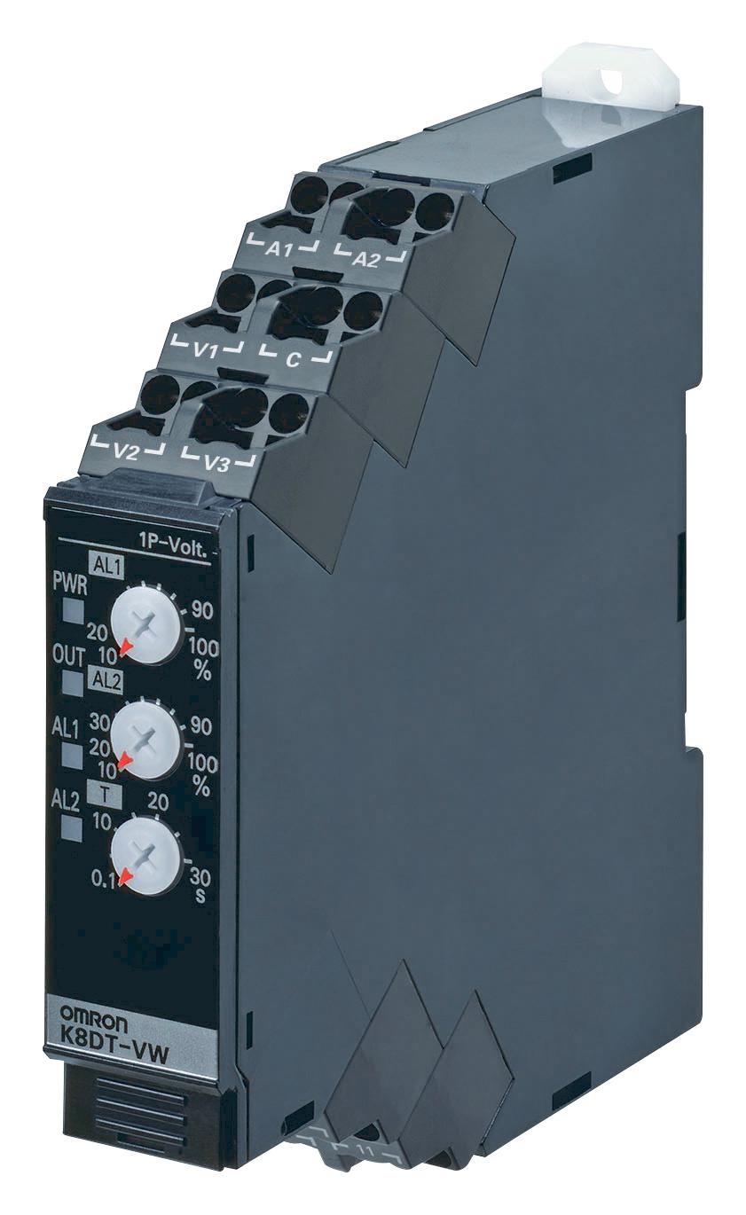K8DT-VW3CD VOLTAGE MONITORING RLY, SPDT, 24V, DIN OMRON