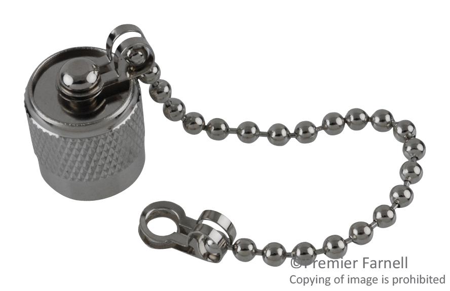 202101 DUST CAP W/ CHAIN, RF COAX TNC JACK AMPHENOL RF