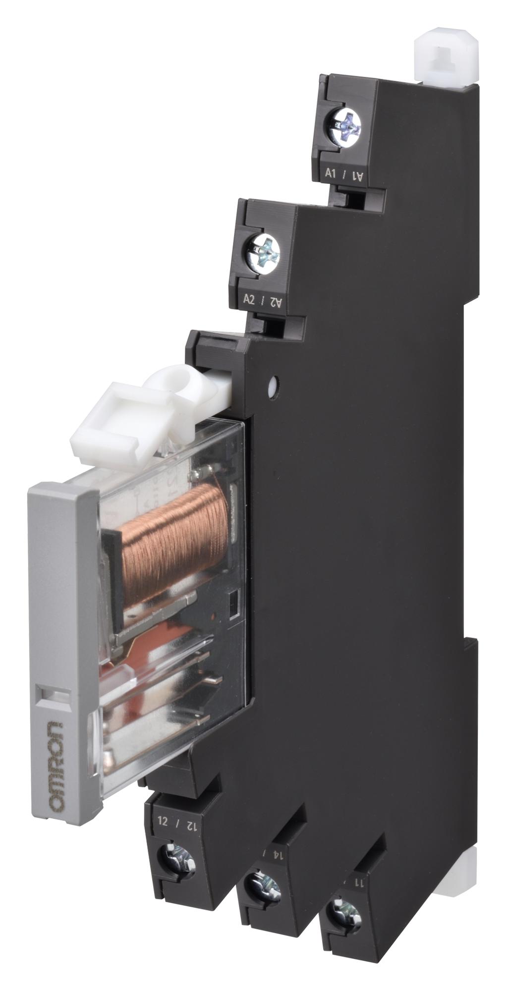 G2RV-SR700-AP DC24 POWER RELAY, 24VDC, 6A, SPDT, DIN RAIL OMRON