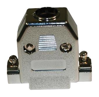 977-015-020R121 D SUB BACK SHELL, 180DEG, SIZE DA, ABS NORCOMP