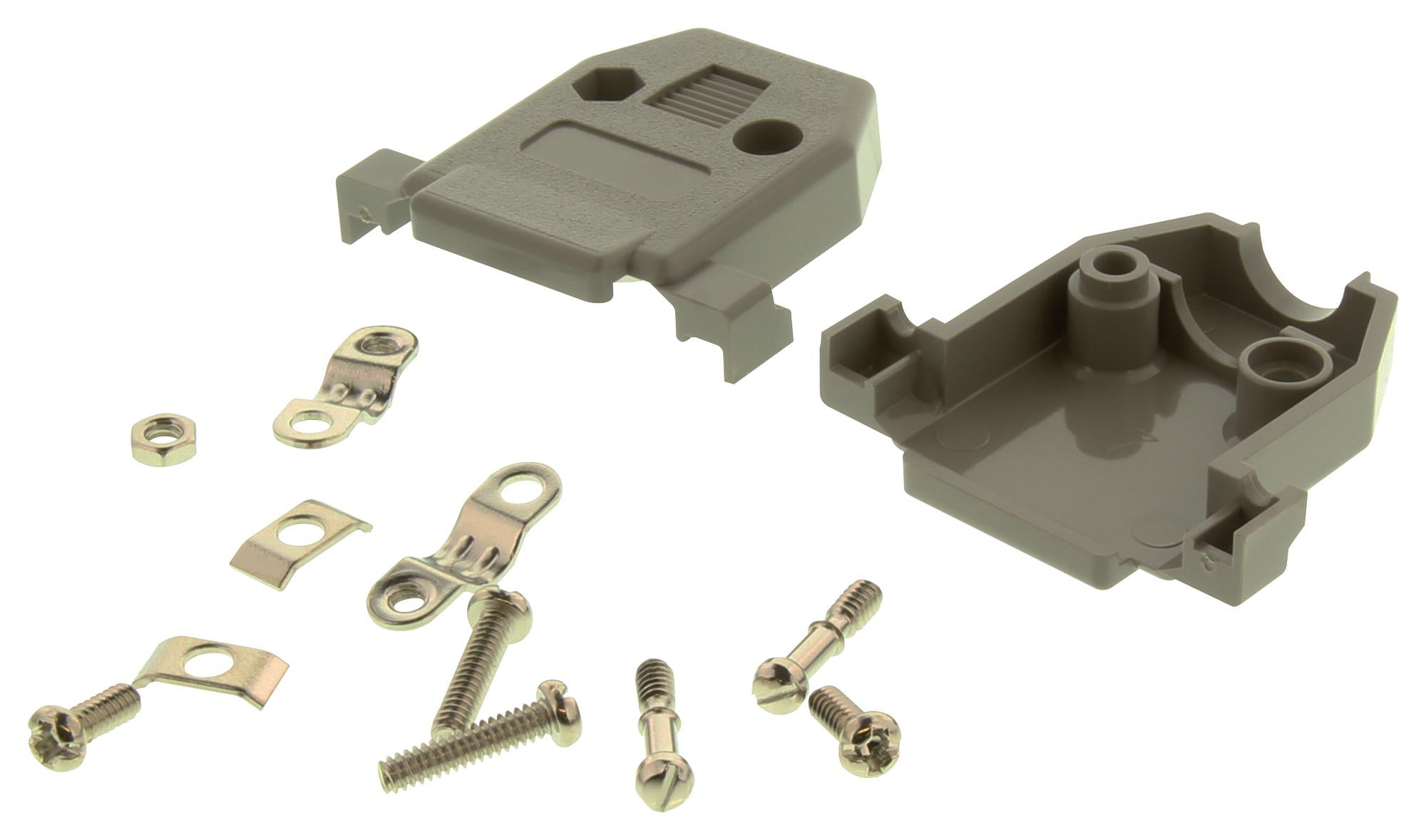 977-015-010R031 BACKSHELL, 180 DEG, 15POS, ABS NORCOMP