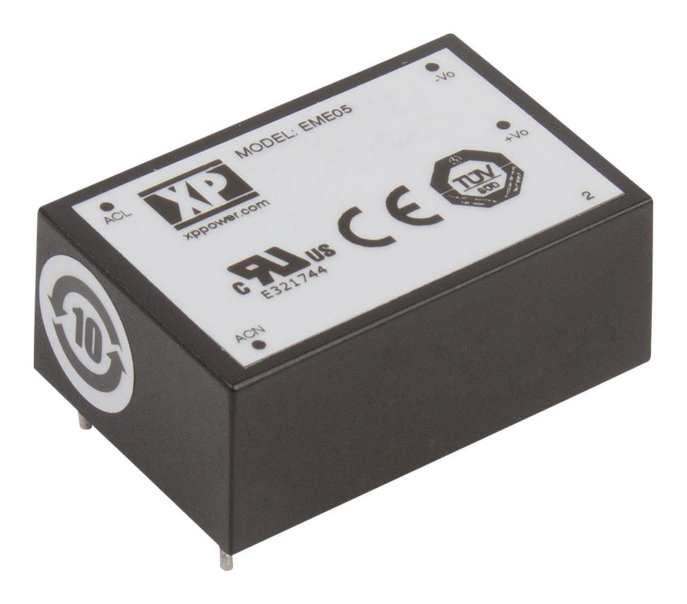 EME05US12 PSU, AC-DC, MEDICAL, 12V, 0.416A XP POWER