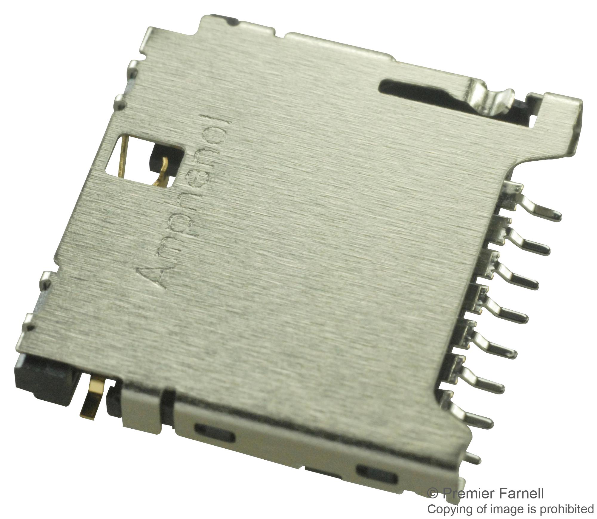 114-00841-68 MICRO SD CONNECTOR, NONE PUSH, 8POS AMPHENOL