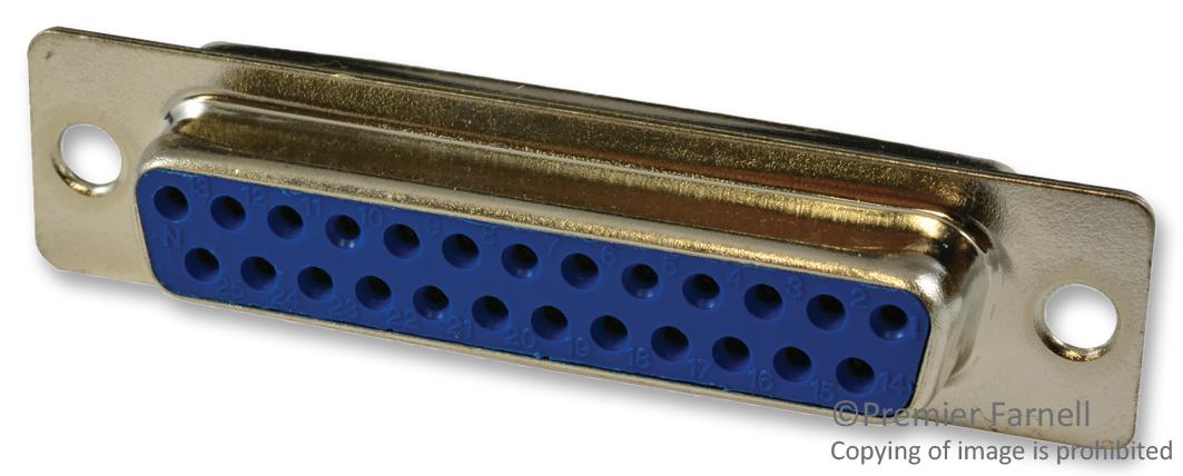 SPC15276 D SUB CONN, RCPT, DB, 25POS, SOLDER MULTICOMP