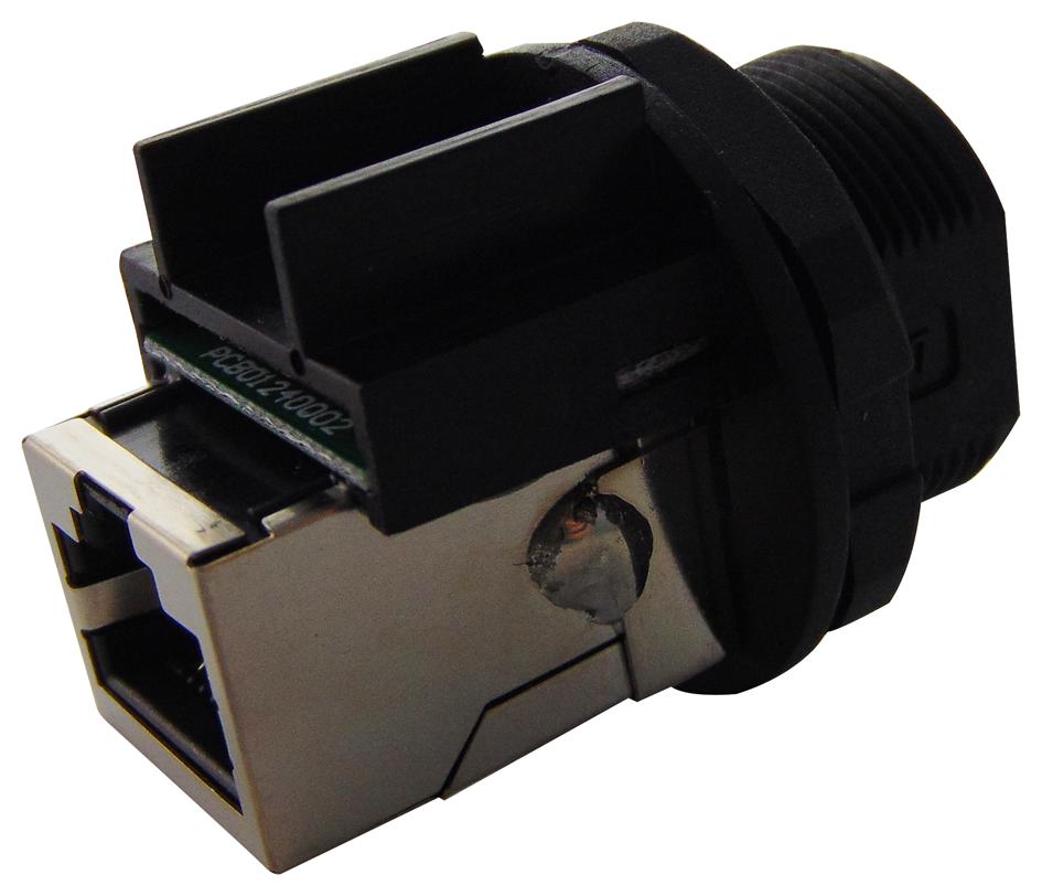 WPRJ-FTCAT5E COUPLER, RJ45 JACK, 8P8C, IP67 L-COM