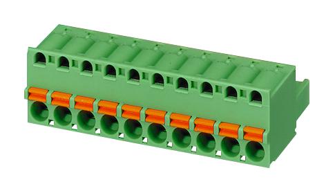 FKC 2,5/ 2-ST-5,08 TERMINAL BLOCK, PLUGGABLE, 2POS, 12AWG PHOENIX CONTACT