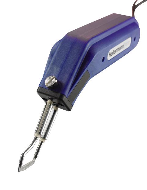 170-99001 HOT CUTTING TOOL, NO FRAY, EU PLUG, BLUE HELLERMANNTYTON