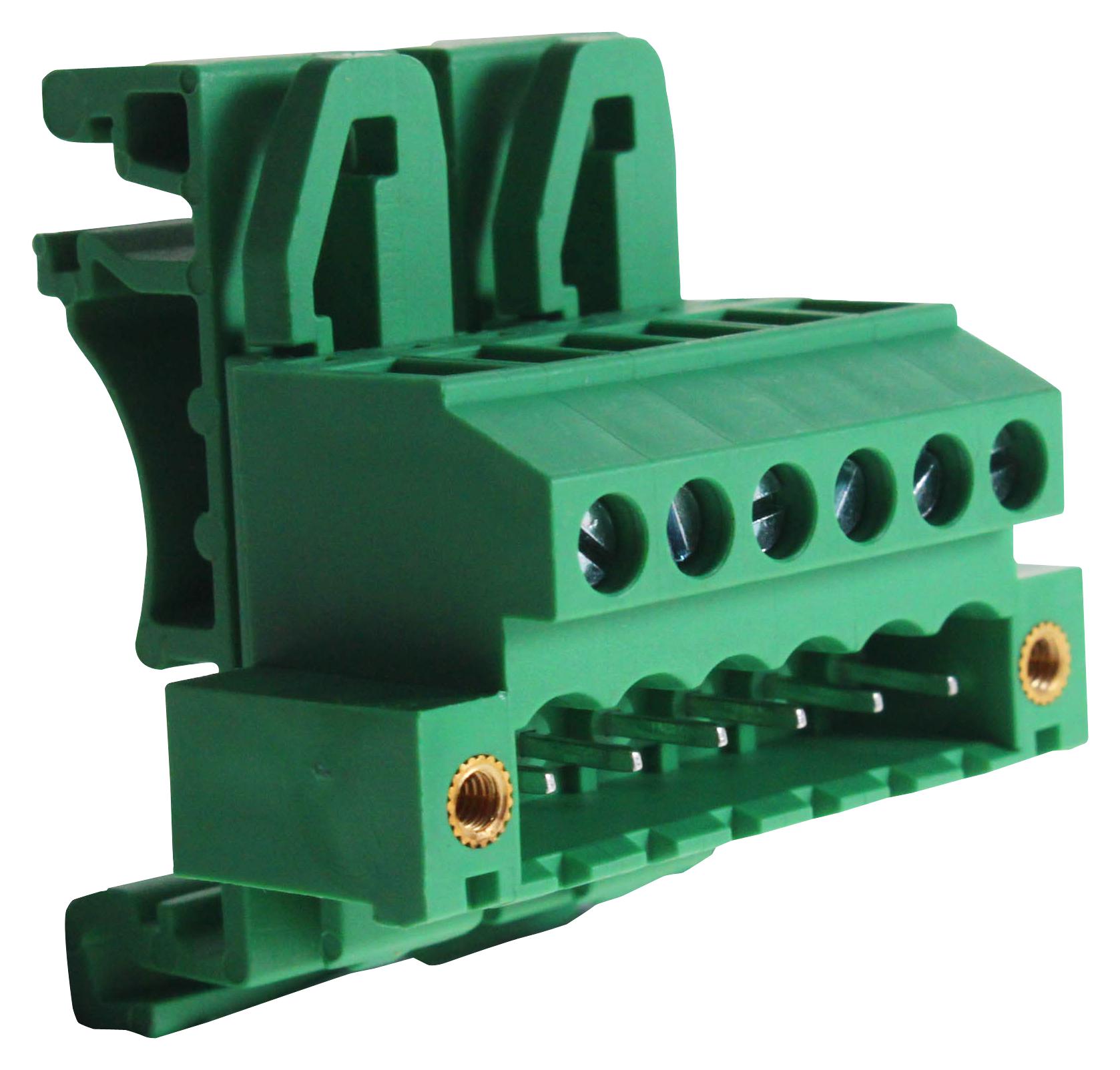 CTBPD96VJ/6FL TERMINAL BLOCK, DIN RAIL, 6POS, 14AWG CAMDENBOSS
