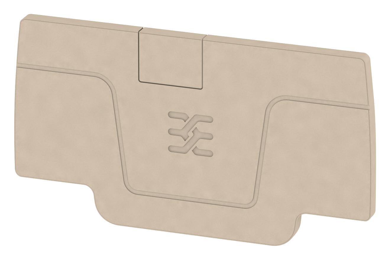 1514400000 END PLATE, PLUGGABLE TERM BLOCK, BEIGE WEIDMULLER