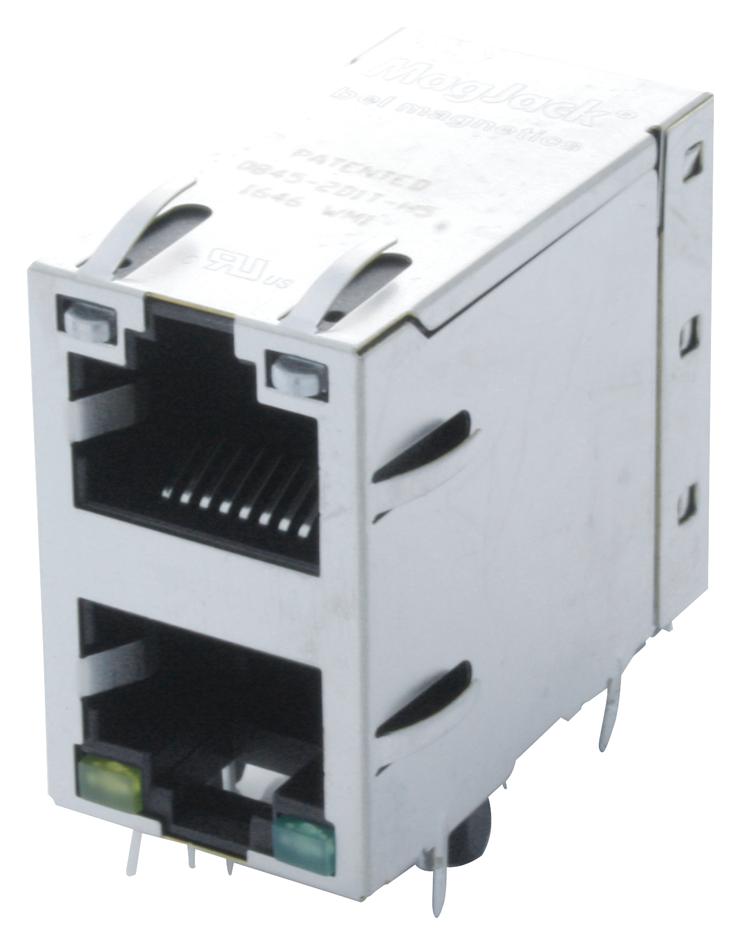 0845-2D1T-H5 CONNECTOR, RJ45, JACK, 8P8C, THT BEL MAGNETIC SOLUTIONS
