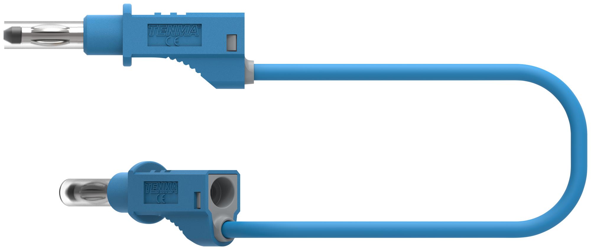 76-1336 TEST LEAD, BLUE, 500MM, 600V, 36A TENMA