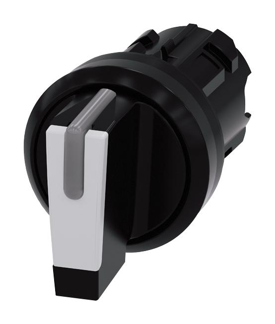 3SU1002-2BL60-0AA0 SWITCH ACTUATOR, 22MM SELECTOR SW, WHITE SIEMENS