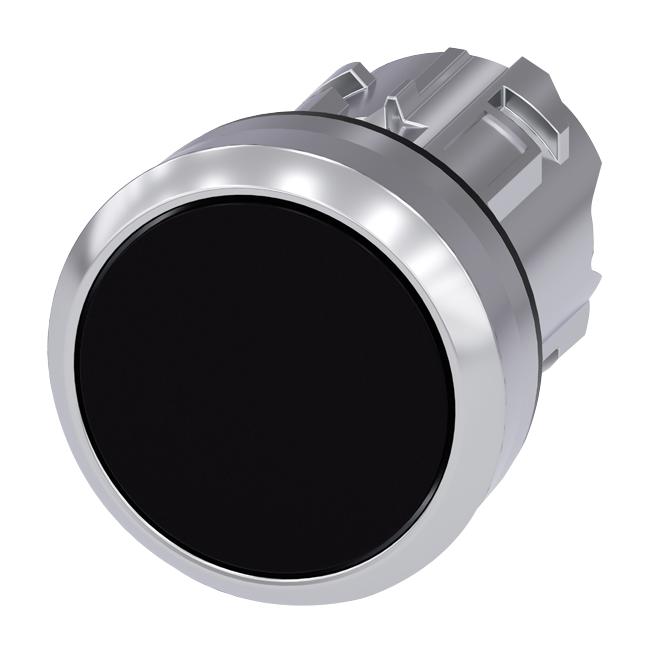 3SU1050-0AB10-0AA0 SWITCH ACTUATOR, PUSH BUTTON SW, BLACK SIEMENS