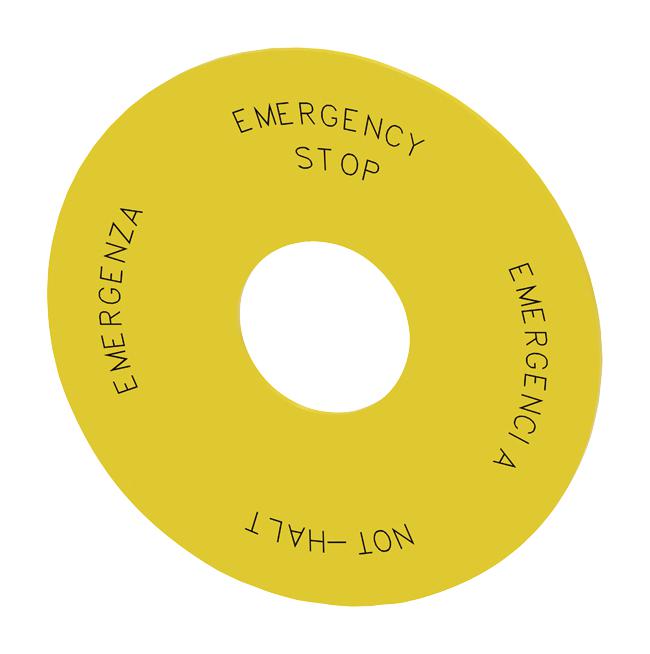 3SU1900-0BC31-0NB0 BACKING PLATE, DIA 75MM SIEMENS