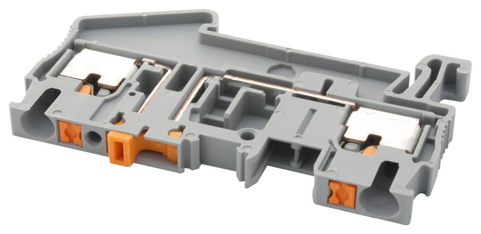 PT 2,5-MT TERMINAL BLOCK, DIN RAIL, 2POS, 12AWG PHOENIX CONTACT