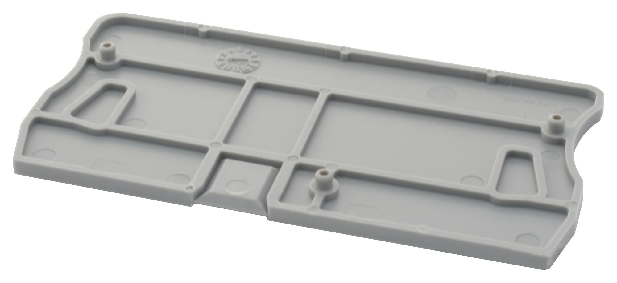 D-ST 6 END COVER, CLAMP DIN RAIL TERMINAL BLOCK PHOENIX CONTACT